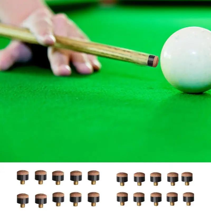 

Billiard Cue Tip Pool Cue Tip Pool Cue Tips Slip-On Billiard Cue Tips Replacement For For Amateur Professional Use
