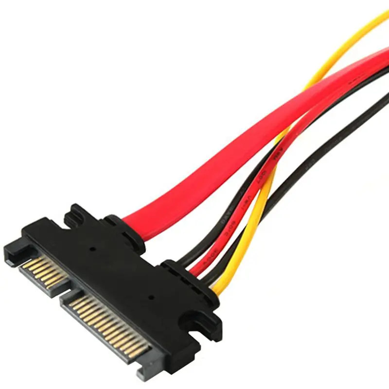 Câble D'alimentation Sata 7 Broches, Pour Disque Dur Ssd Et Hdd, Extension Mâle Vers Femelle Pour Ordinateur, Disque Dur