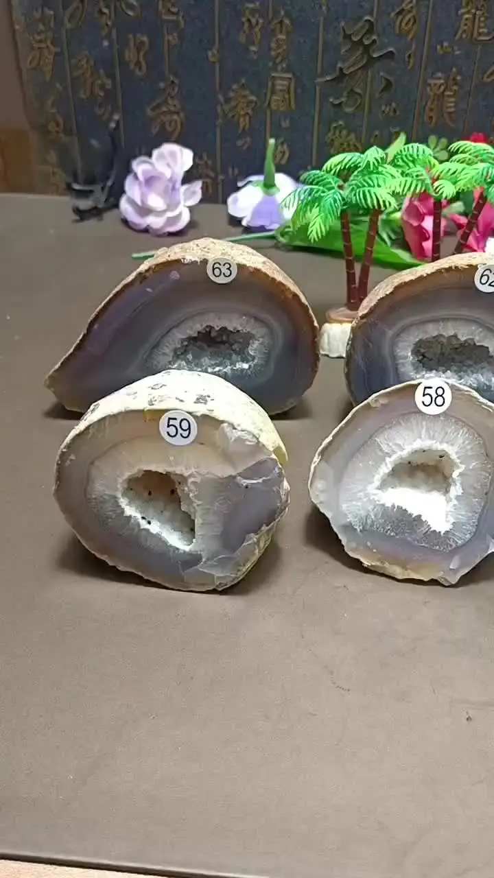 Необработанный агат коллекция камней