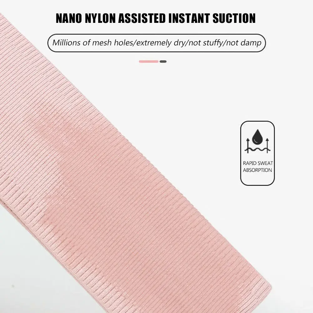 Elastic Sport Yoga Hairband Knitted Stretch Fitness Hair Bands Solid Color Makeup Hair Accessories for Men/Women Outdoor Running