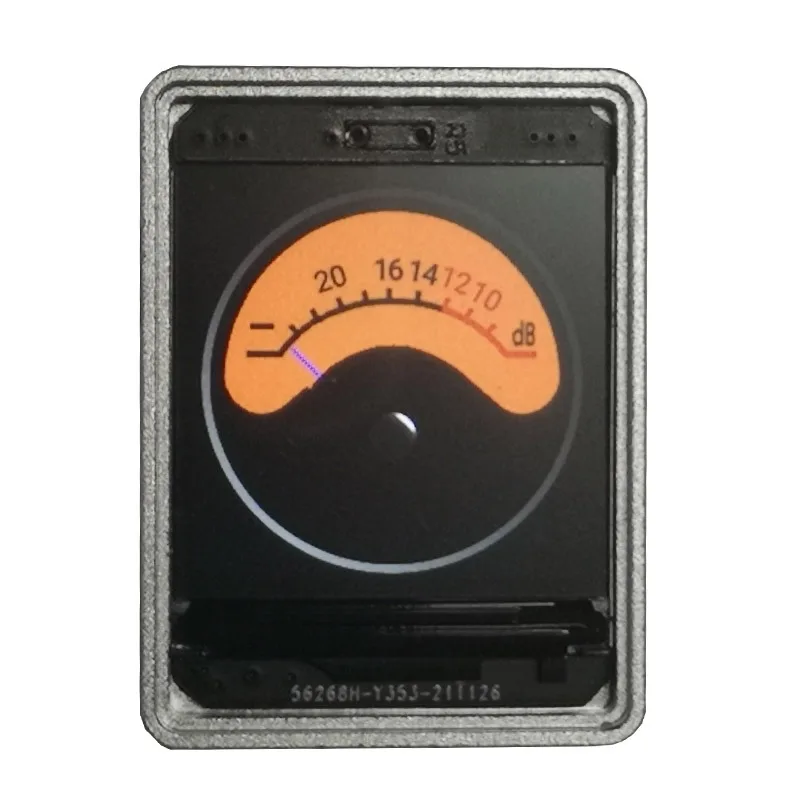 1.3in Aluminum Alloy Voice-controlled VU Instrument Display Multi-mode Band Spectrum Support GPS Timing voice controlled display