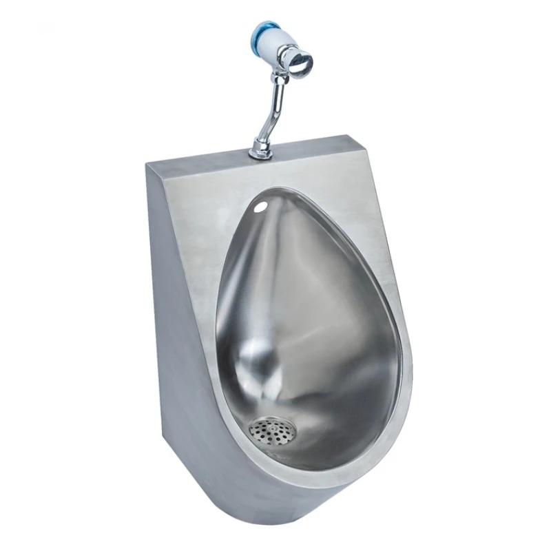 

Customized 304 Stainless Steel Wall Hung Urine Basin Bowl Bathroom Toilet High Efficiency Flushing Urinal