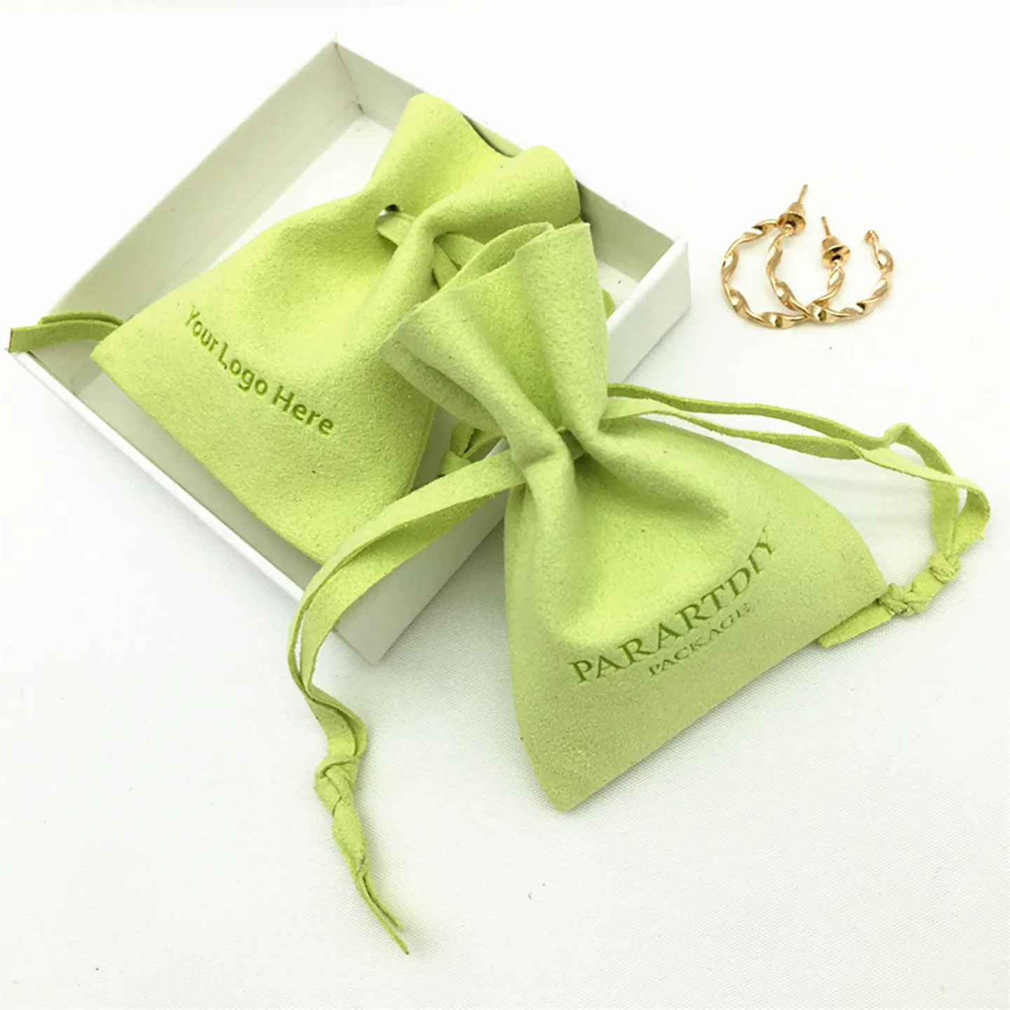 50pcs custom necklace packaging rings earrings jewelry package pouch bag for you bulk wholesale More colors