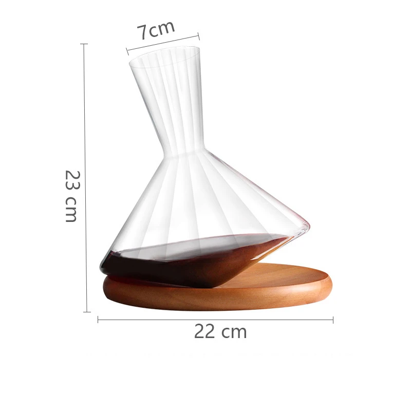 360 Rotating Tumbler 1500ml Wine Separator Champagne Whisky Wine Bottle For Family Bar wine aerator pourer,wine aerator decanter