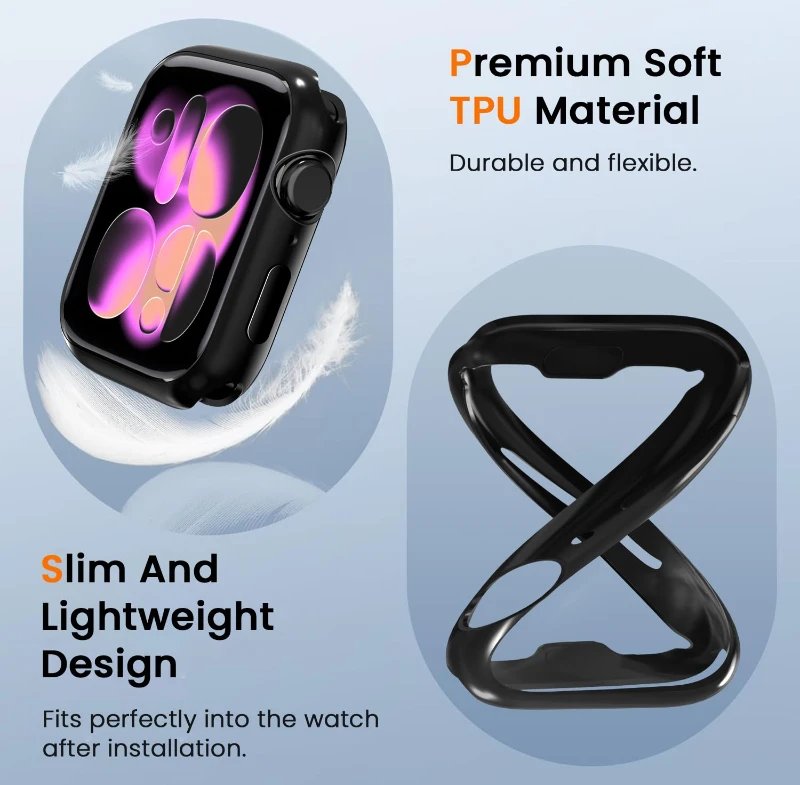 Premium TPU Bumper Cover Case with Screen Protector