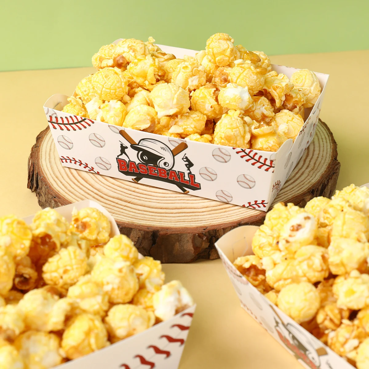 12 Stück Sport-Motto-Party-Popcorn-Tabletts aus Papier, Fußball, Basketball, Baseball, Essen, Tabletts für Sport, Party, Dekoration, Geburtstagsfeier – Detail 10