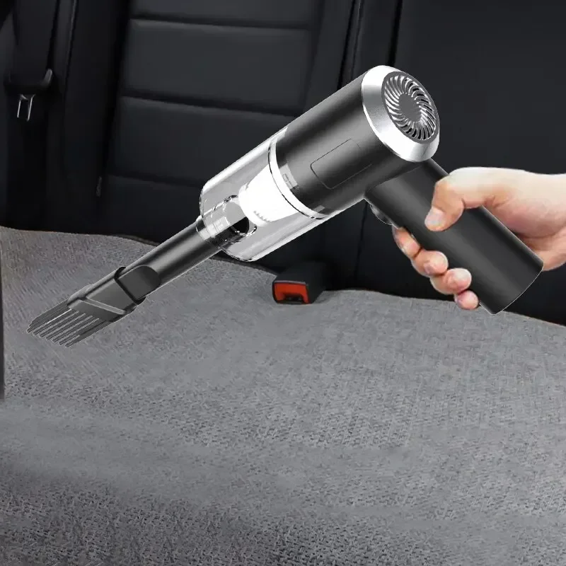 Combination Vacuum Cleaner USB Charging Car Household Vacuum Cleaner Small Car Fully Automatic High Power Powerful Cleaning