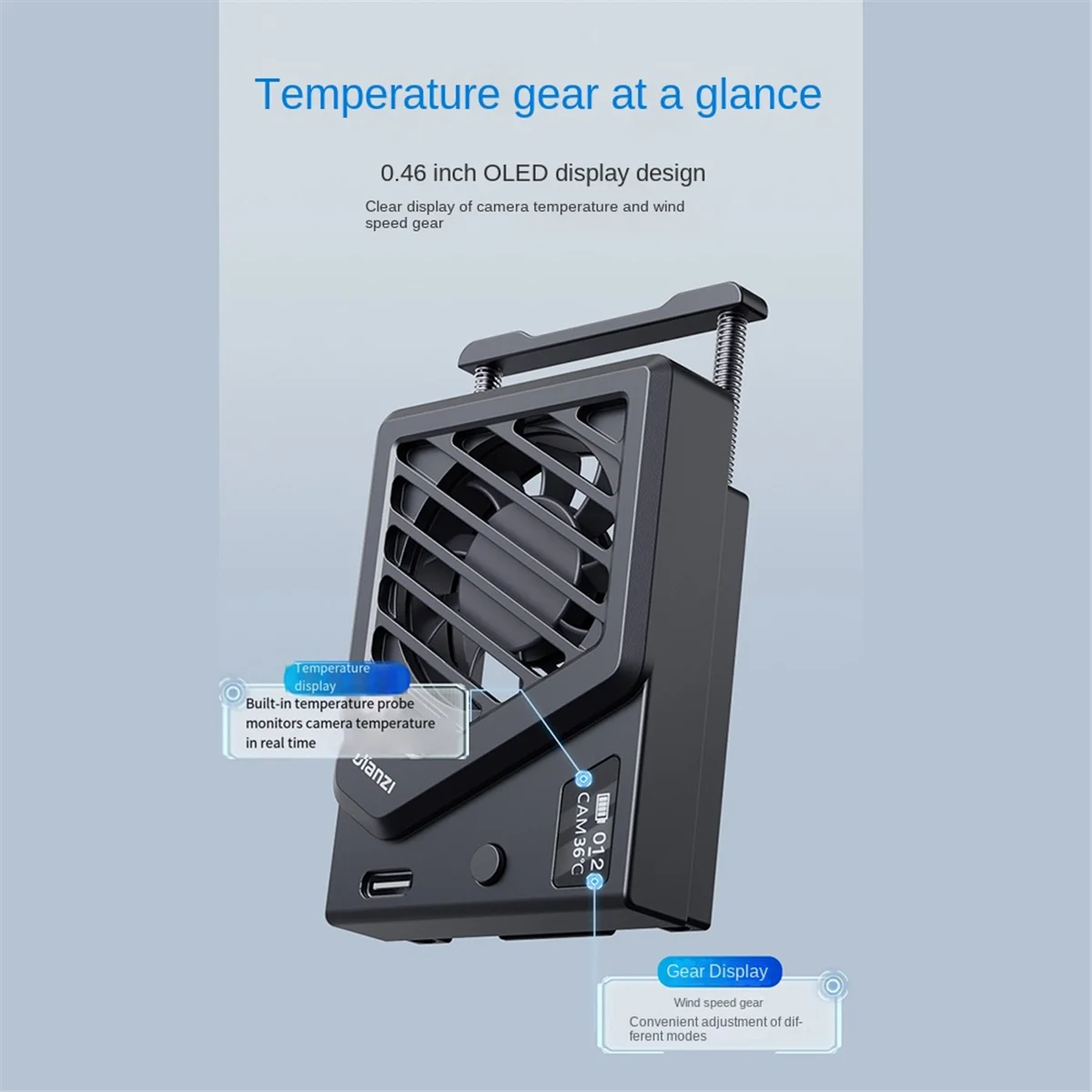 Camera Viewfinder Accessories Ulanzi Camera Cooler for DSLR Photo Camera Cell Phone Cooling Live Cooling Radiator