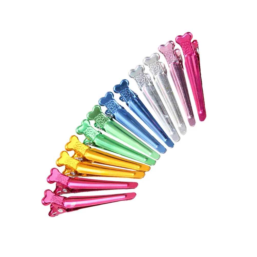 Colorful Hair Barrettes Fashion Aluminum Crocodile Positioning Barrette for Women Hairdresser 20pcs lot m4 m5 m6 m8 shrapnel positioning nuts for 2020 3030 4040 4545 aluminum profile