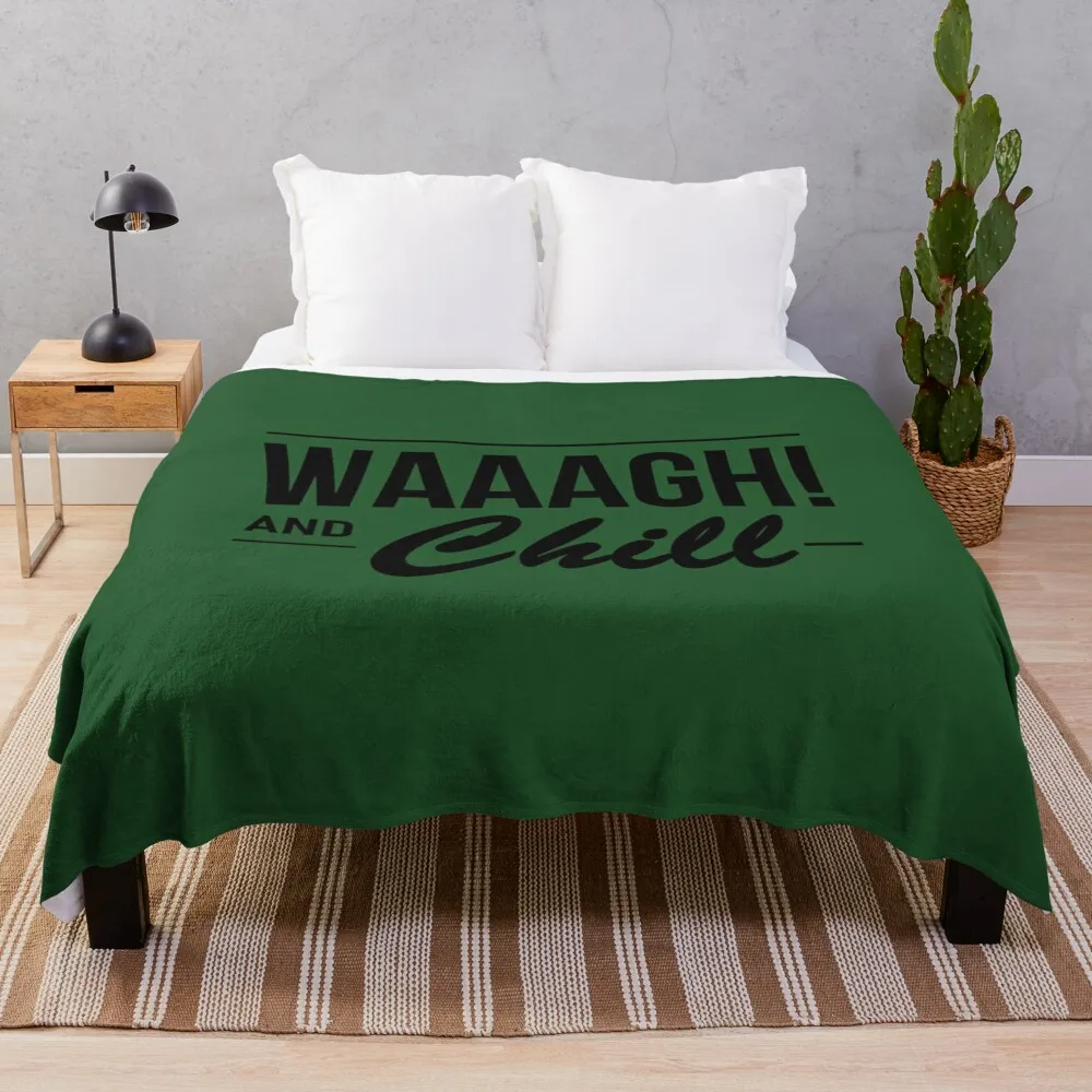 

WAAAGH! (and chill) Throw Blanket Flannels Blanket Camping Blanket