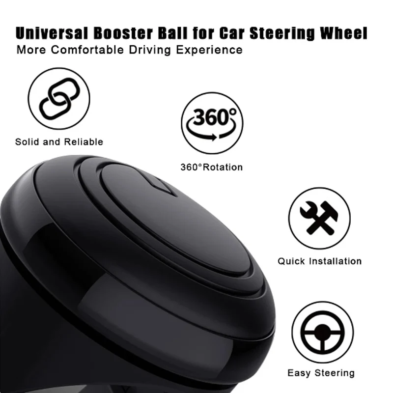 Universal Car drift Steering Wheel Booster Ball Labor Saving Turning Spinner Knob Bearing Power Handle Holder Accessories steering wheel knob,steering wheel booster ball