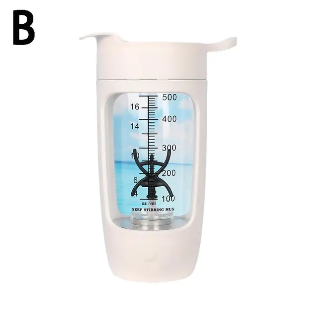 Water Bottle Powder Fitness Cup Electric Blender Protein Shaker Cup Brewing  Movement Ecofriendly Automatic Vortex Mixer 600ML