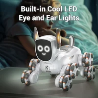 New Eight-wheeled Intelligent Stunt Mechanical Dog Gesture-sensing Remote Control Robot Dog Dual Operation Easy To Carry for Kid 2