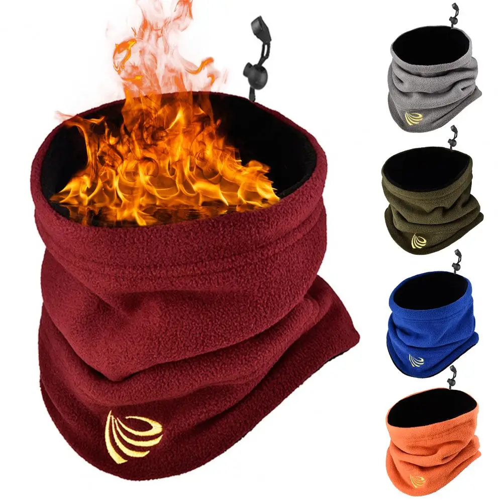 

Winter Camping Fleece Neck Gaiter Ski Tube Scarf Snowboard Half Face Mask Face Cover For Men & Women Outdoor Cold-proof Collar