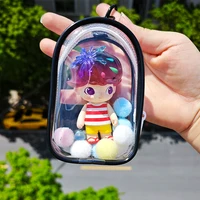 Clear Nendroid Figure Bag Transparent Mini Storage Outdoor Shopping Show Pouch For Little DIY Toys OB11 BJD Anime Dolls 2