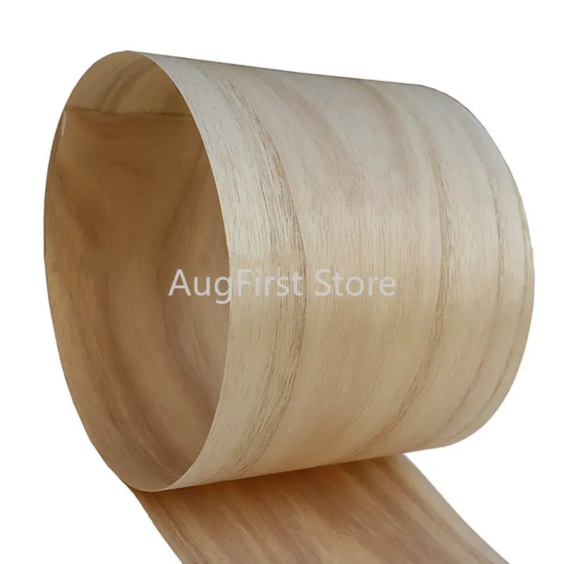 

2x Natural Paulownia Wood Veneer for Furniture 20cm x 2.5m 0.25mm Thick Light Grain C/C