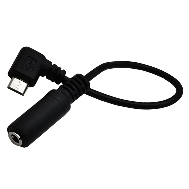 마이크로 USB 남성 3.5mm 잭 오디오 어댑터 케이블 커넥터 어댑터 케이블 0.15M