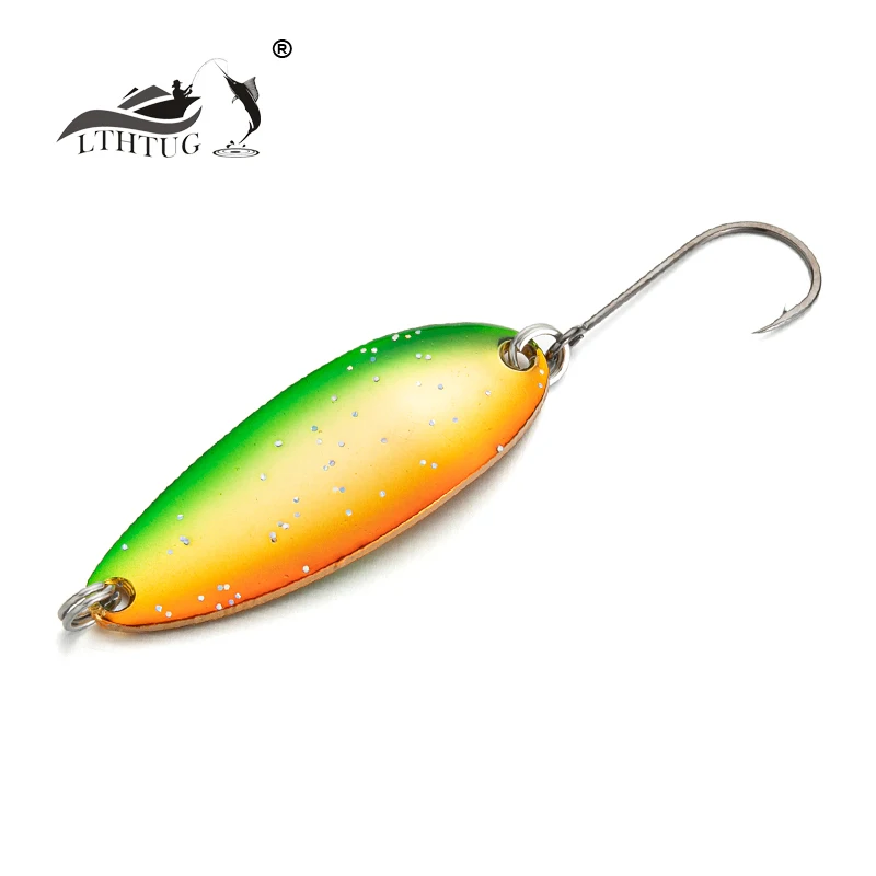 LTHTUG Trout Spoon PURE 3.5g 35mm Arealure Pesca Copper Colorful Metal