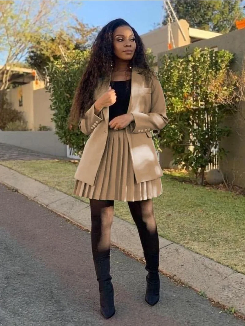 skirt and blazer set