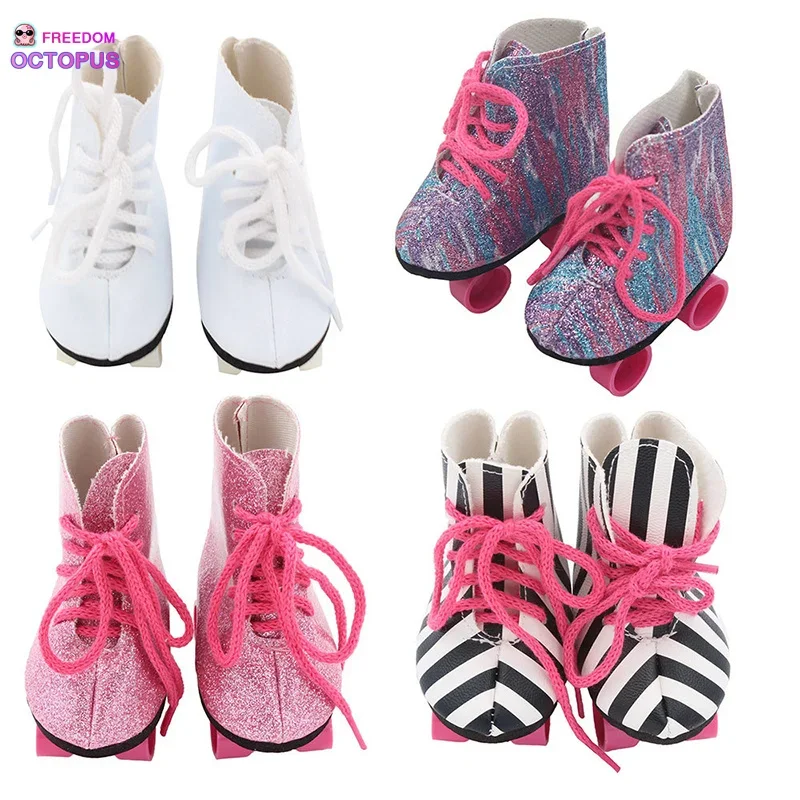 

7 cm Doll Shoes For 18 Inch American Doll & 43 cm Born Baby Doll Boots For 43 cm Baby, Nenuco,Our Generation,Girl's Gift