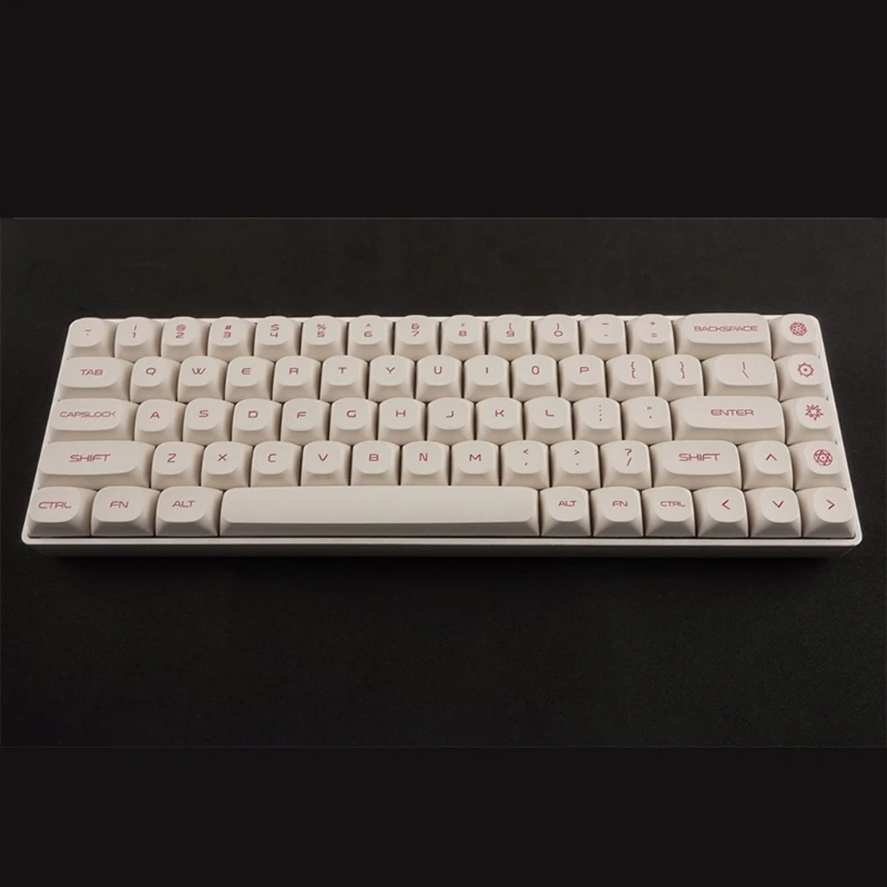 

126 Keycaps White for 61/68/75/84/87/96/980/104/108 Mechanical Keyboard