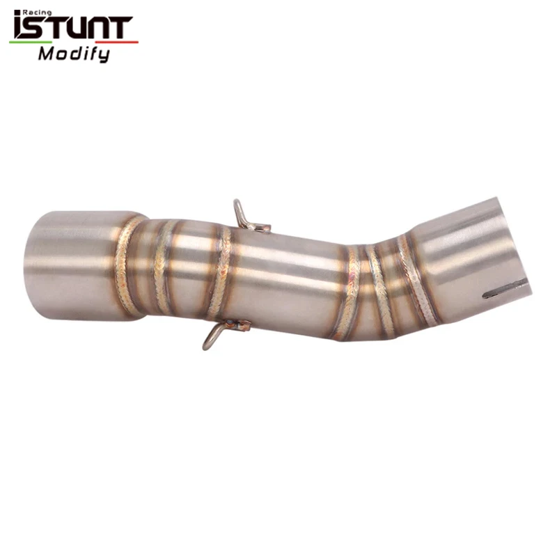 51mm Motorcycle Exhaust System Mid Link Pipe Tube Stainless Steel Modifided Slip On For CFMOTO CLX-700 CLX700 Sport 2020-2023 - Image 2