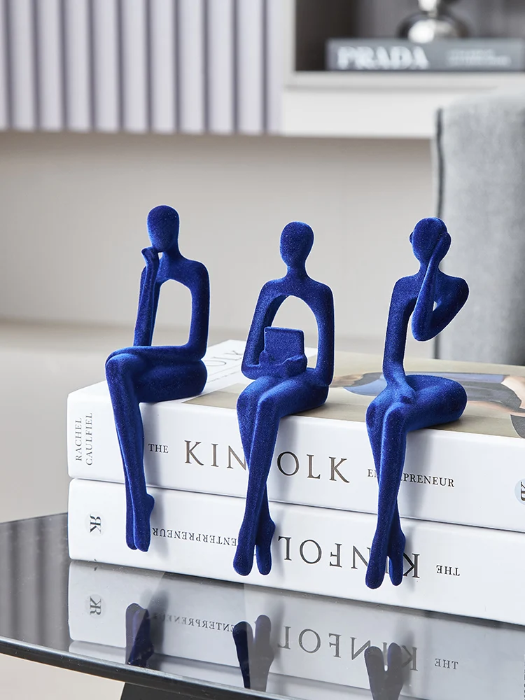 

The product can be customized.Abstract figure art ornamentsHigh-class niche living roomWine cabinet, TV cabinet, study bookcase