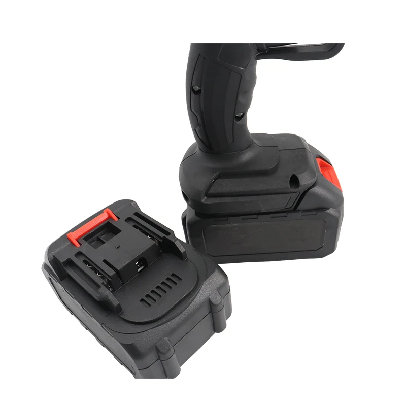 SUNSHINE Electric Chainsaw Cordless Handheld Pruning Saw Portable Home Garden Logging Power Tool 18V Lithium Battery Wood Cutter