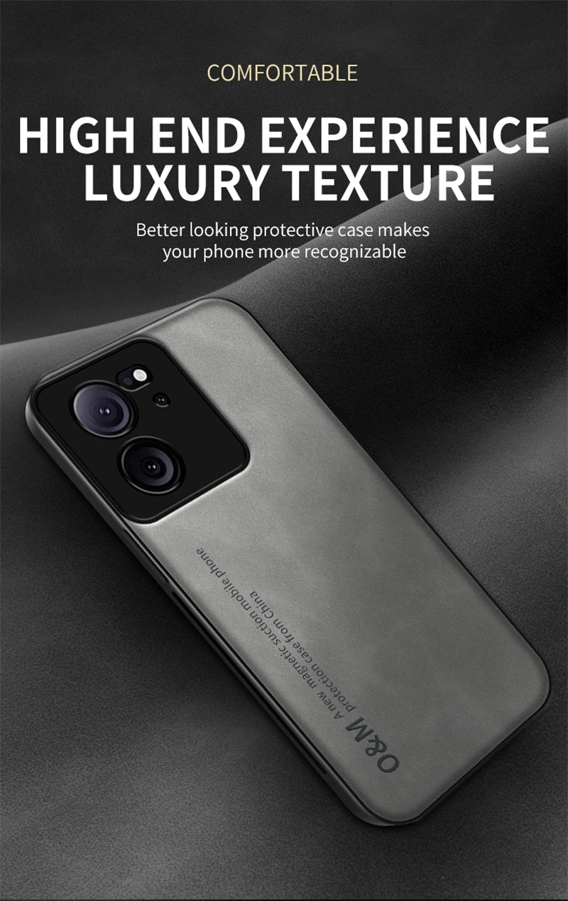 Custodia per telefono in pelle scamosciata per Xiaomi Mi 11 12 13 Lite 14 10T 11T 12T 13T Poco F3 F4 F5 Pro Magnete incorporato in silicone di ferro_voghion.com
