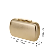 Gold Party Clutch Golden Parfois - Image 2