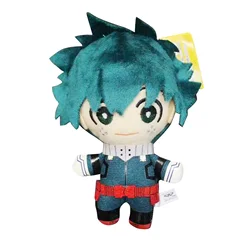 Anime Character Plush Toy - Midoriya, Bakugou, Todoroki Collectible Ornament - Perfect Gift - 15cm (Midoriya Izuku)