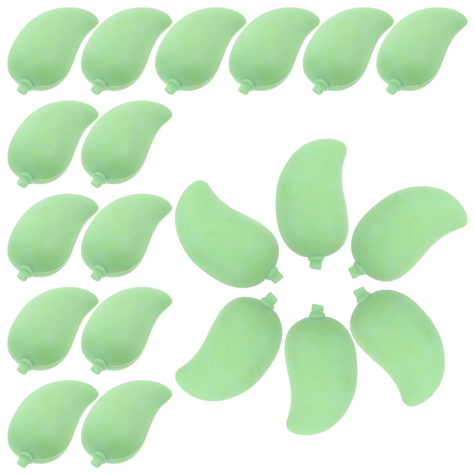 20Pcs 어린이를위한 창조적 인 지우개 망고 음식 모양의 귀여운 지우개 쉬운 스머징 깨끗한 쓰기 그리기 동기 부여 학교 선물 어린이