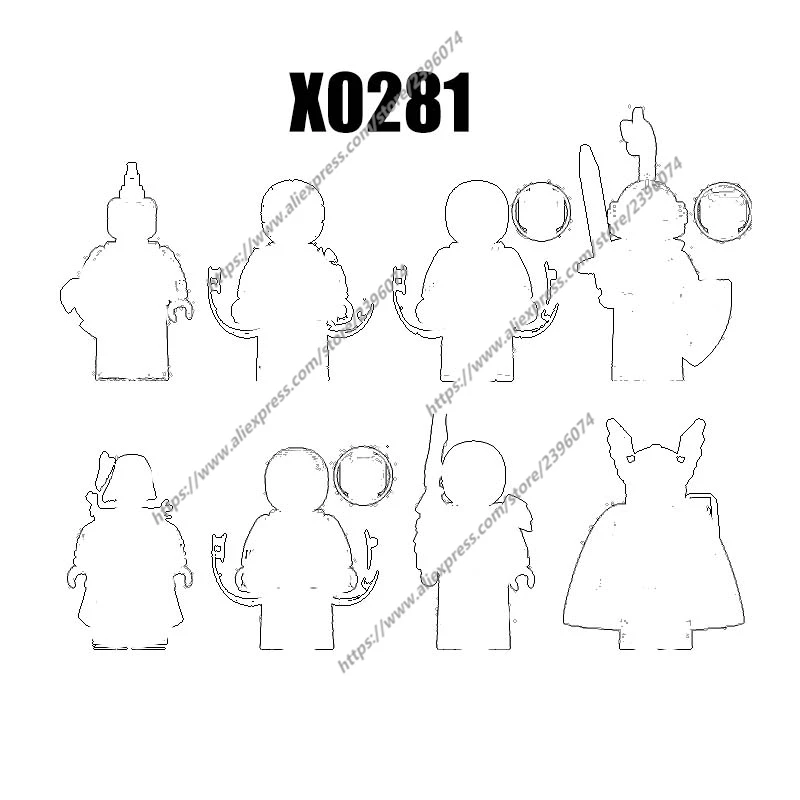 

1PCS Action Figures Building Blocks toys Series X0281 XH1454 XH1455 XH1456 XH1457 XH1458 XH1459 XH1460 XH1461