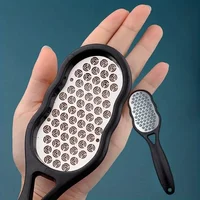 Lime à pied en acier inoxydable – Lime ergonomique anti-éclaboussures avec grain grossier/fin, durable pour la pédicure à domicile et le cadeau de vacances 6