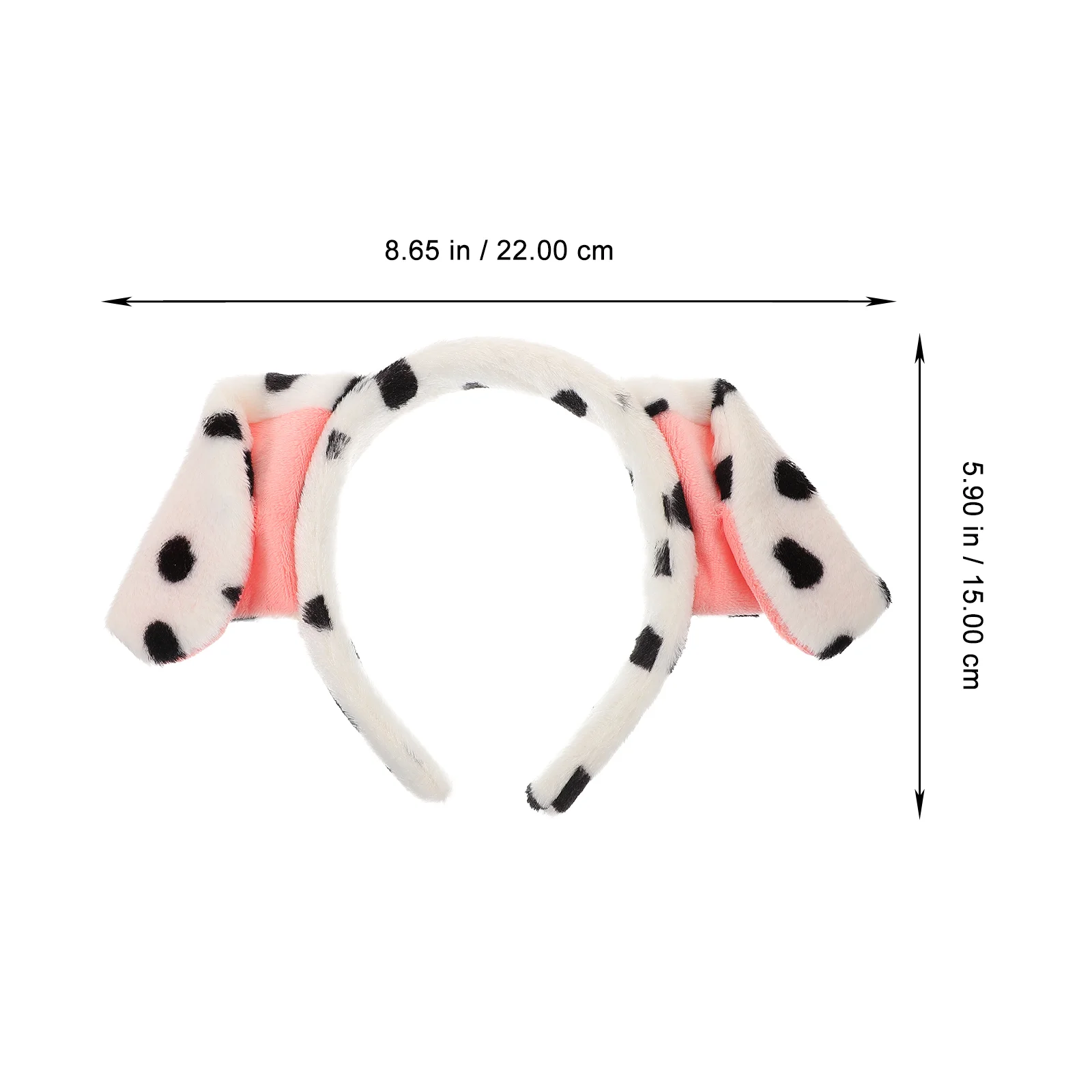 Puppy Ears Headband Cartoon Dog Hair Hoop Dalmatian Birthday Party Supplies Adult Bath Photos Props Women Kids Men Accessories