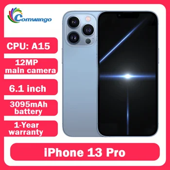 iPhone 13 Pro 128GB 256GB ROM A15 Face ID 6.1" OLED Screen 12MP Camera iphone 13pro Cellphone