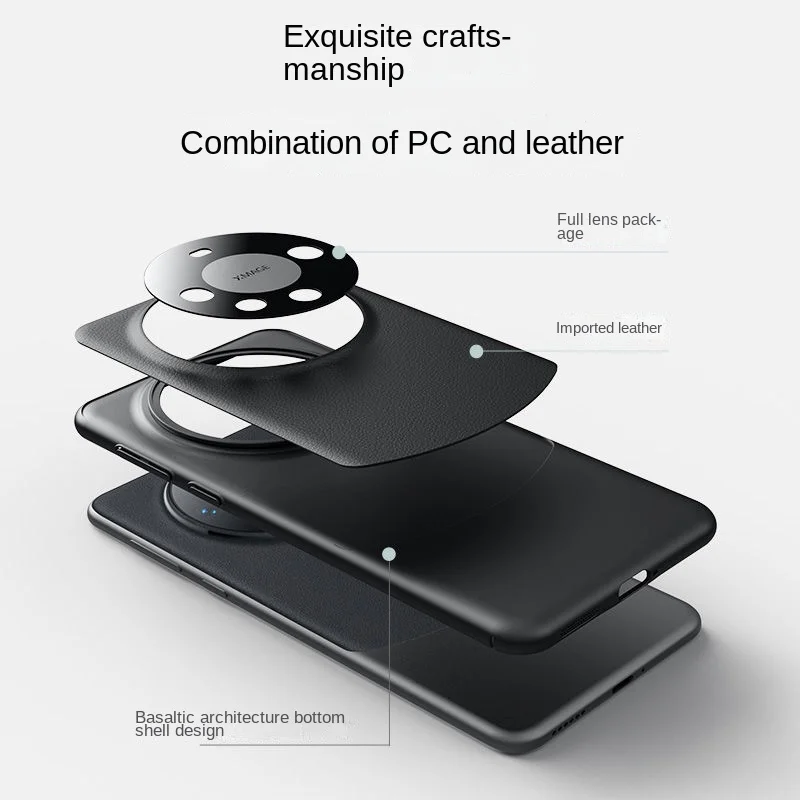 Luxury PU Leather Magnetic Protective Back Cover Case for Samsung Galaxy - Elegant All-in-One Protection