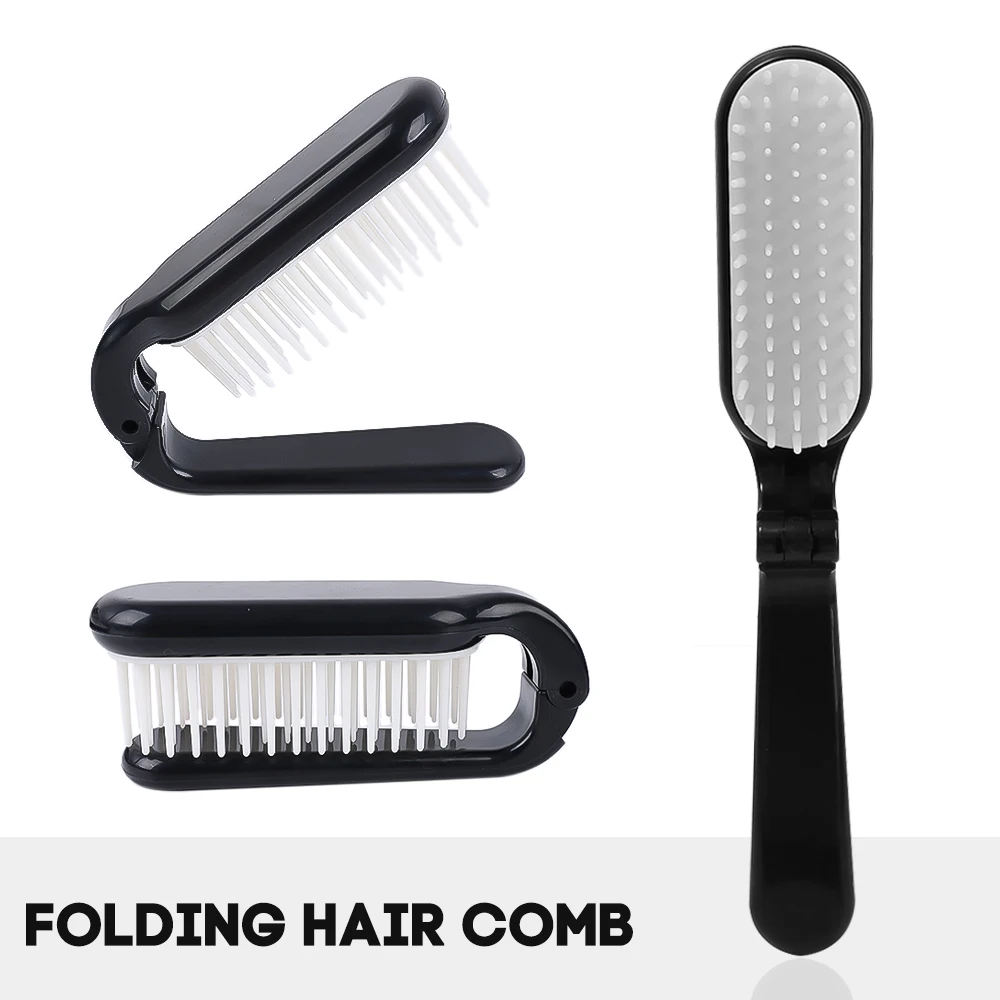 

1Pcs Portable Folding Comb Hair Brush Anti-static Massage Combs Travel Hair Brush Professional Folding Hairdressing Styling Tool