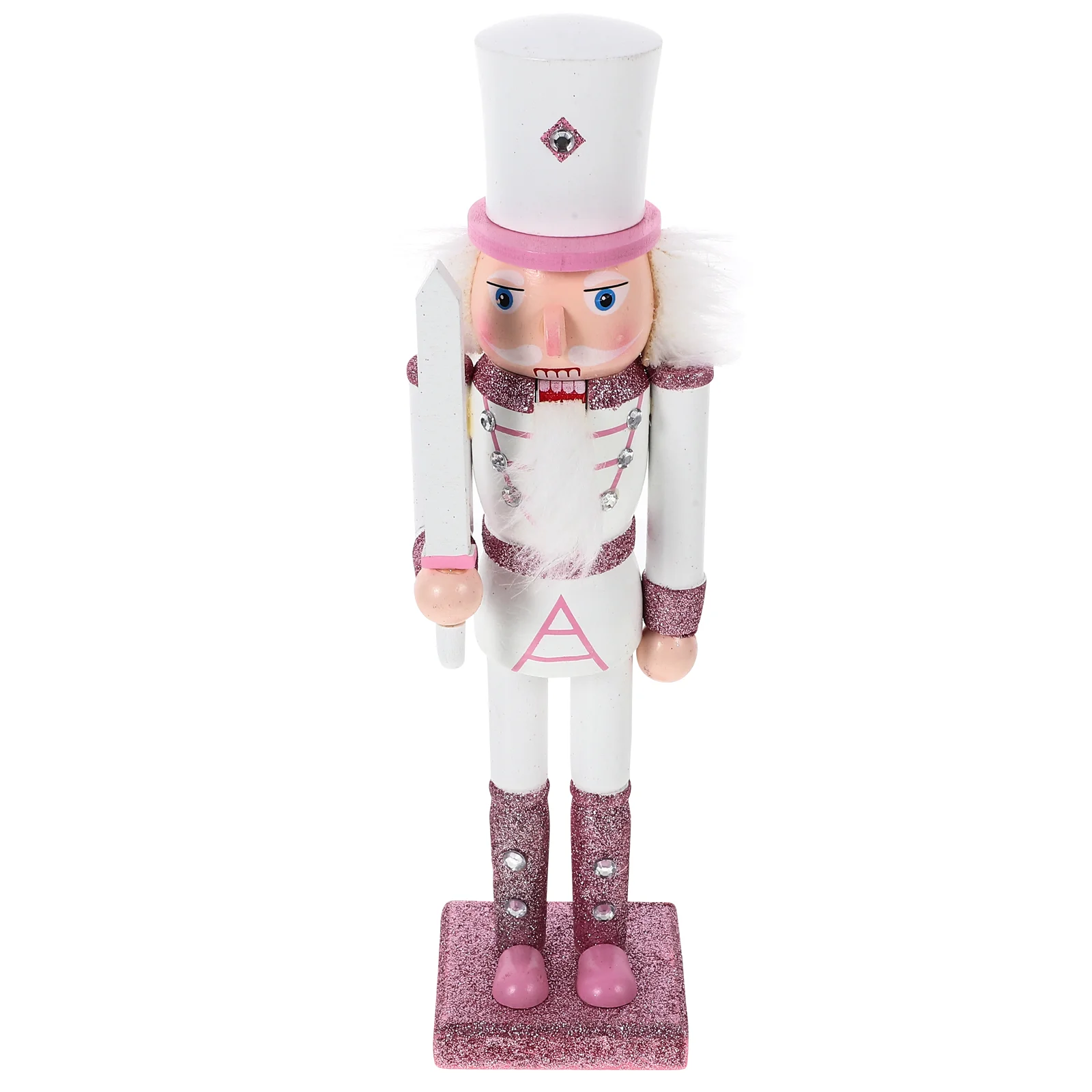 

Adorable Nutcracker Decoration Wood Nutcracker Soldier Model Christmas Wood Nutcracker Craft