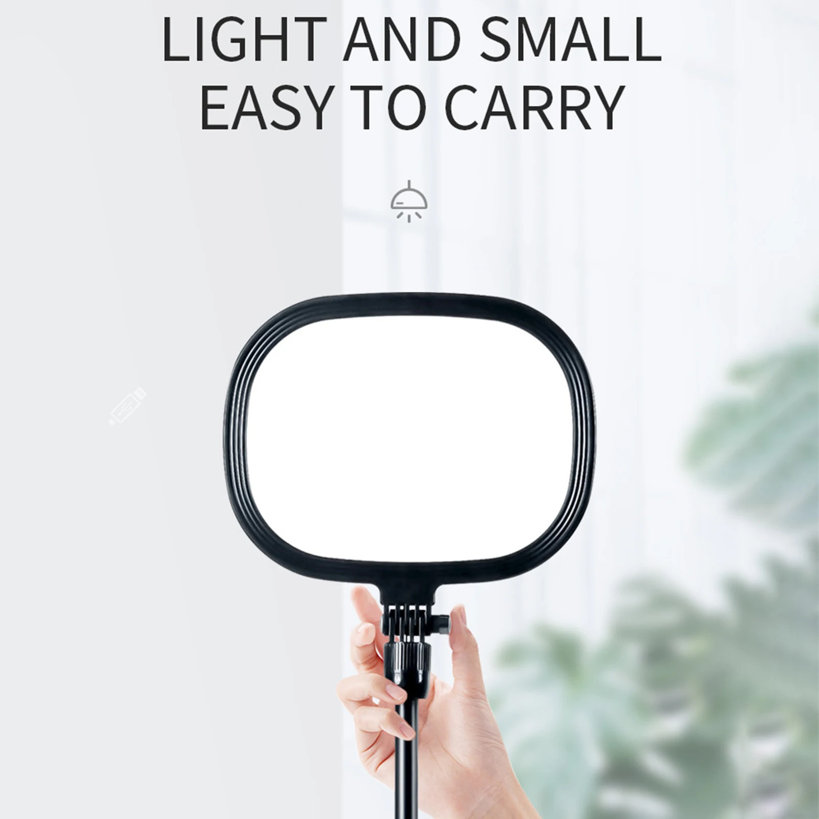 LED 라이브 스트리밍 필 라이트, 비디오 회의 조명, 셀카 사진, 소프트 라이트