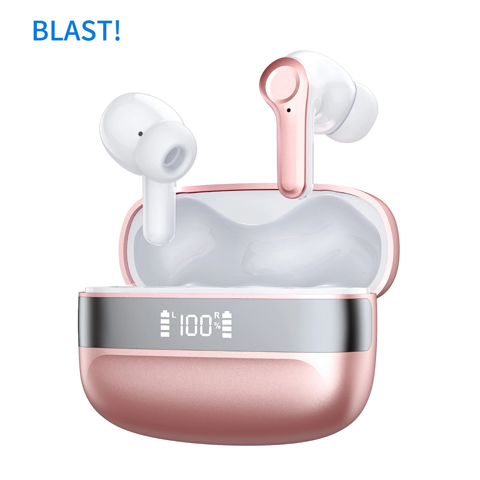 Color Rose Gold Air Pods Rose Gold Apple Bluetooth Handsfree 2025