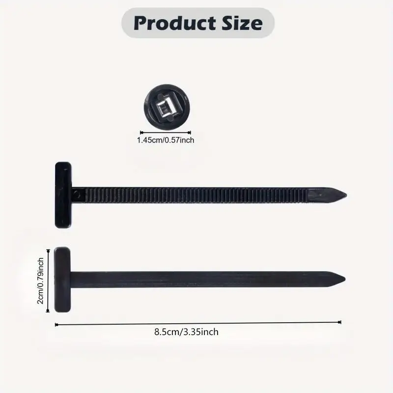 Car Universal Zip Tie Repair Buckle Plastic Fastener Automotive Fixed Back Cover Decorative Panel PP Cable Tie Buckle