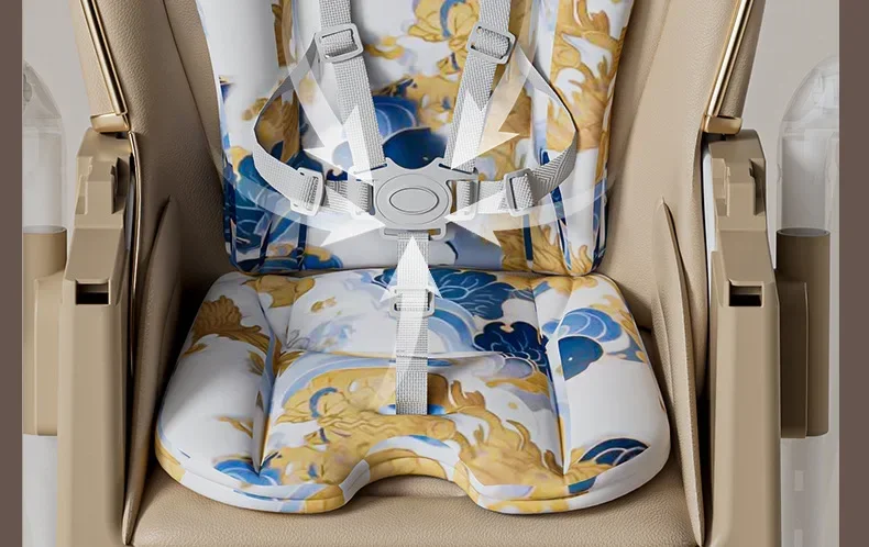 Leichter Kinder-Esszimmers tuhl Multifunktion aler Baby-Esszimmers tuhl mit verstellbarer Sitzhöhe 2-in-1-Baby-Schaukelschaukel – Detail 39