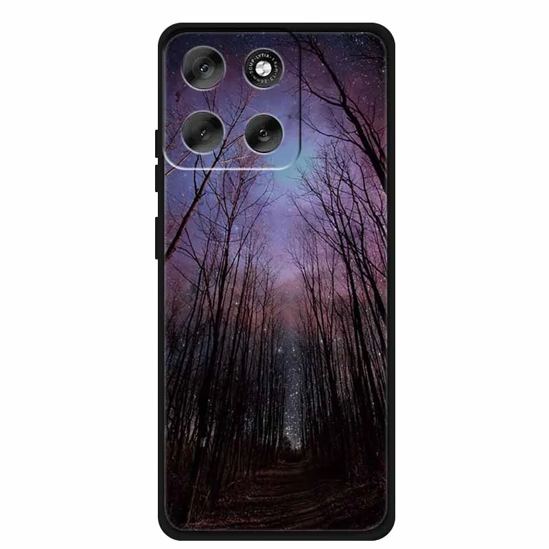 Luxury Silicone TPU Etui Cover - Soft Pink Anime Back Case