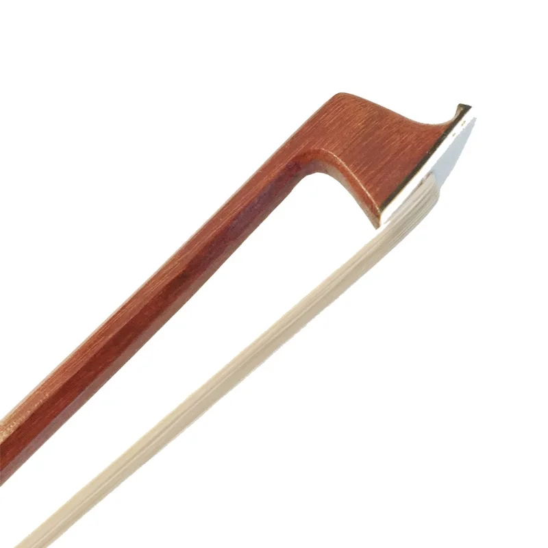 High Quality Full Size Violin Bow 4/4 Fiddle Bow Advanced Brazil Pernambuco Bow White Horsehair Snail Ebony Frog Paris Eye Inlay