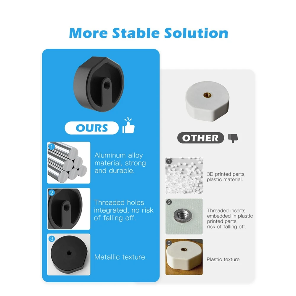 For Starlink Mini Tripod Adapter Aluminum Alloy Tripod Mount 1/4"~20&3/8"~16 Threaded Fixing Clamp or Other Bracket Fixing starlink mount bracket