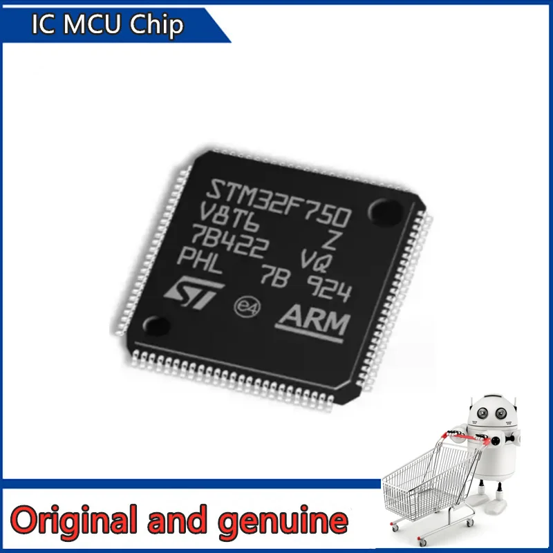 

STM IC STM32F750V8T6 STM32F750V8 STM32F750 STM32F STM32 MCU Chip LQFP-100 Electronic Components