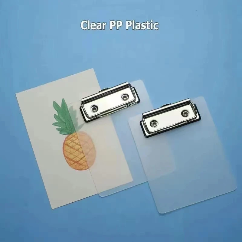 Mini Clipboard A7 Writing Pad PP Plastic Clip Board With Clip writing clipboard