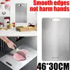 316 Board Kitchen Titanium Cutting Boards For Stainless 304 Steel Thickened Double-sided Food Grade Portable Fruit Meat Chopping 1