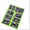 8Pcs/Set Metal Montessori Puzzle Wire IQ Mind Brain Teaser Puzzles Children Adults Interactive Game Reliever Educational Toys 3